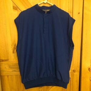 Sunlander Of Scotland Vest Men’s Large Blue Golf Pullover Windbreaker